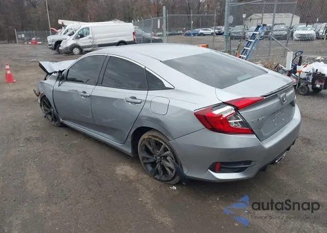 2020 Honda Civic Sport из США, поврежденный, VIN 2HGFC2E85LH538853